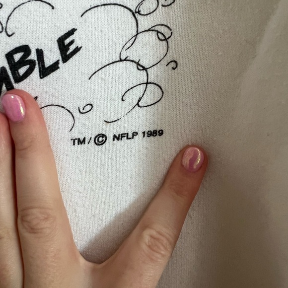 Vintage 80’s Green Bay Packers Cartoon Crewneck XL - Picture 3 of 5